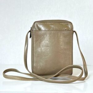 Rolf’s Leather Mushroom Tawny Tan Crossbody Wallet Organizer Bag Purse